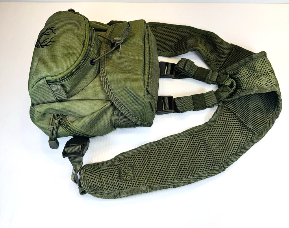 Boundless Performance Binocular Harness Chest Pack Tactical Bag Olive Drab Green