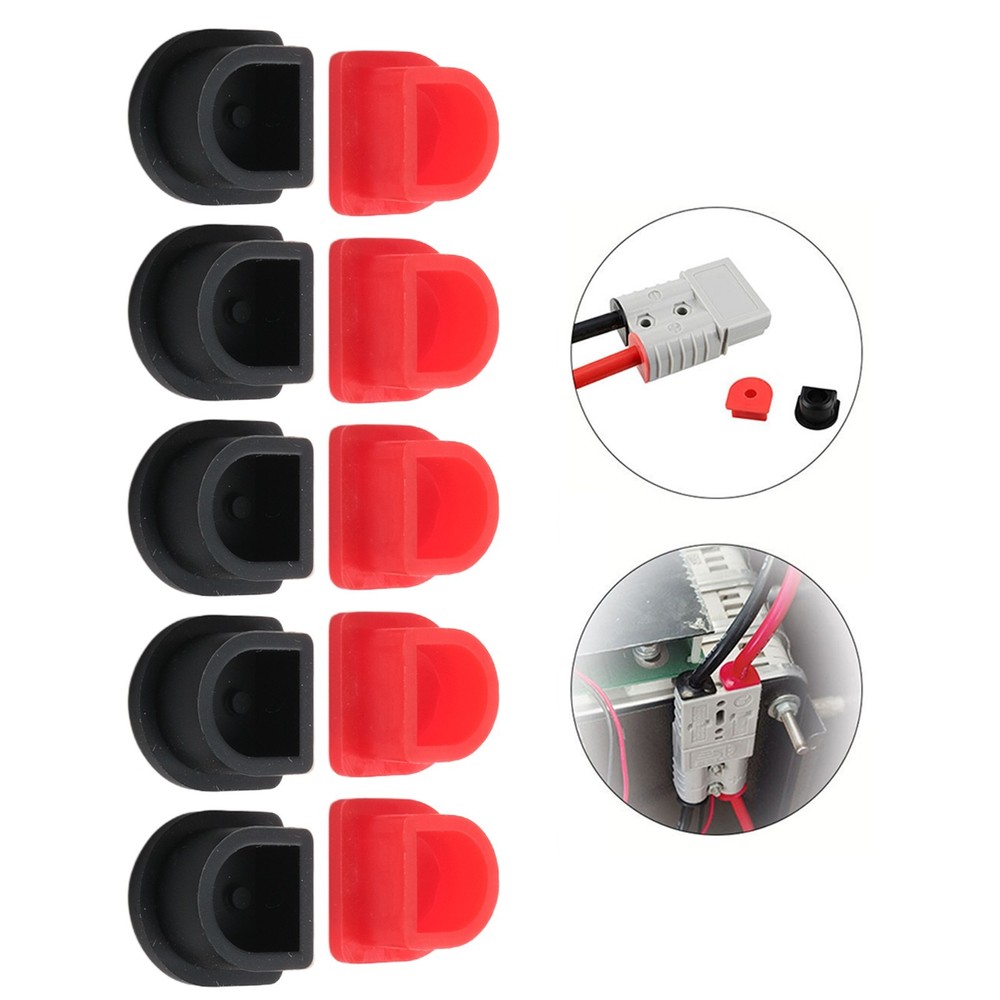 20PCS For Anderson-Style 50A Cable Fixings Red Black for Solid Line Use