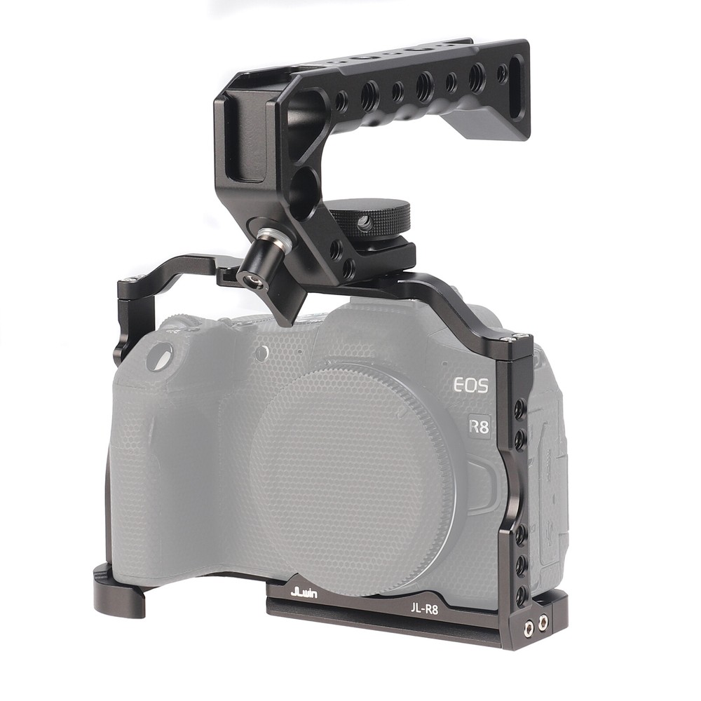 For Canon EOS R8 Camera Cage Lightweight Top Handle Grip Case Full Frame