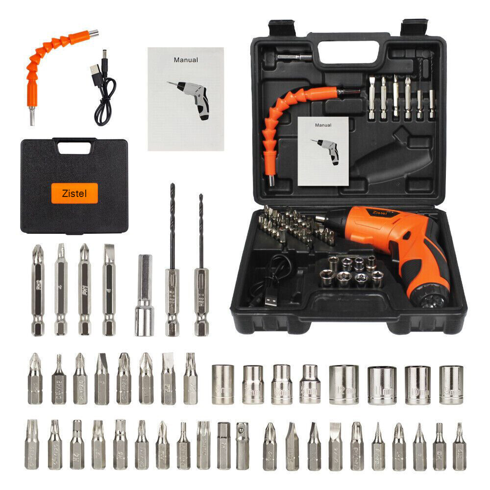 Electric Cordless Rechargeable Screwdriver Mini Power Screw Driver Tool Bits A++