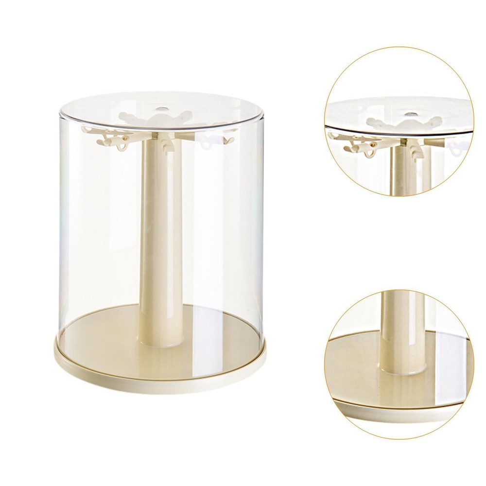 Figure Clear Display Case Compact Display Stand for Tabletop Study Room Home