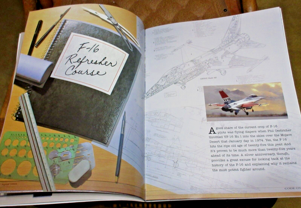 Code One Hockheed Martin Magazine April 1999 F-16 & 510th Fighter Squadron Jet