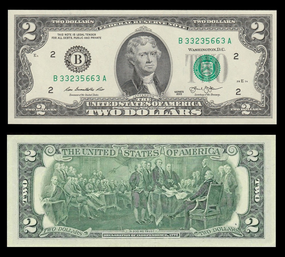 US 2013 P-538 $2 (B - New York ,NY)  UNC