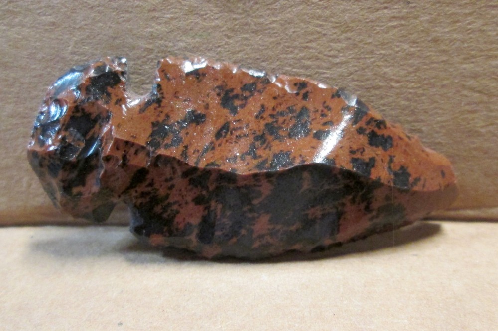 MAHOGANY OBSIDIAN ARROWHEAD, 2" long, Beautiful Colors