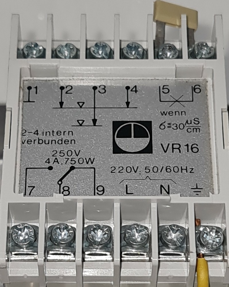 GESTRA VR 16 a LEVEL SWITCH/LEVEL CONTROLLER 220VAC 50/60 Hz 055161