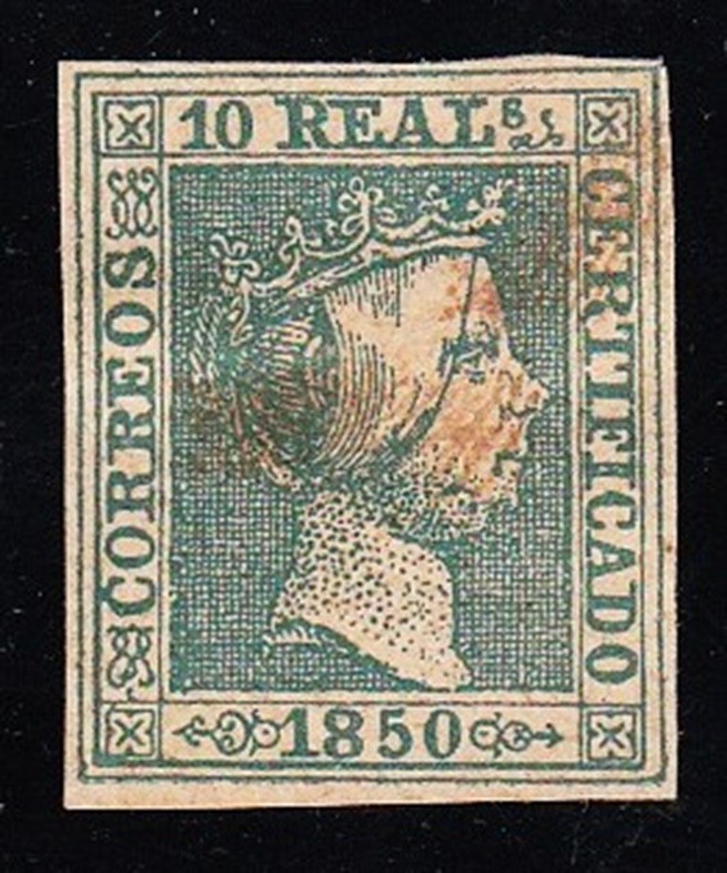 SPAIN - 1850 - Sc 5 - SELDOM OFFERED - LOOK!