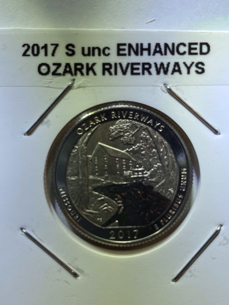 2017-S UNC Proof Ozark Riverways ATB Quarter. Fast Free Shipping.