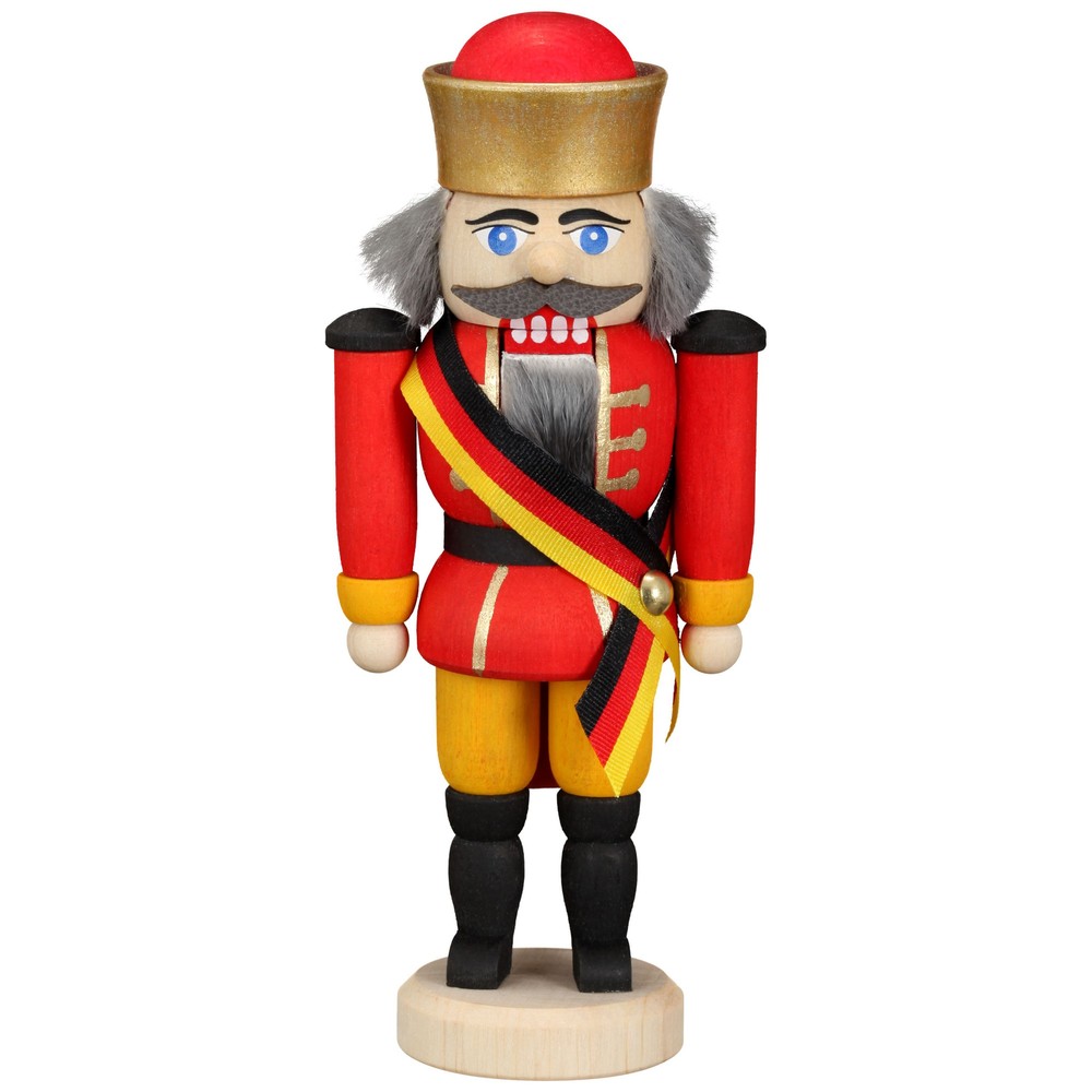 Miniature Red Royal Sash King German Nutcracker
