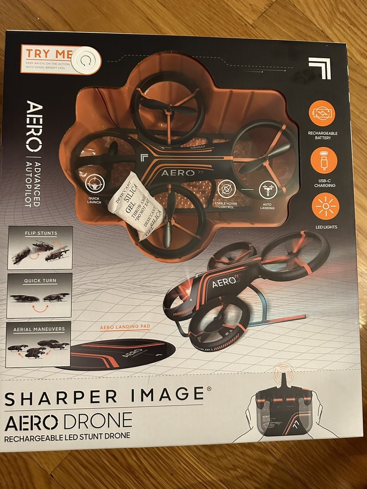 Sharper Image Rechargeable Aero Stunt Drone