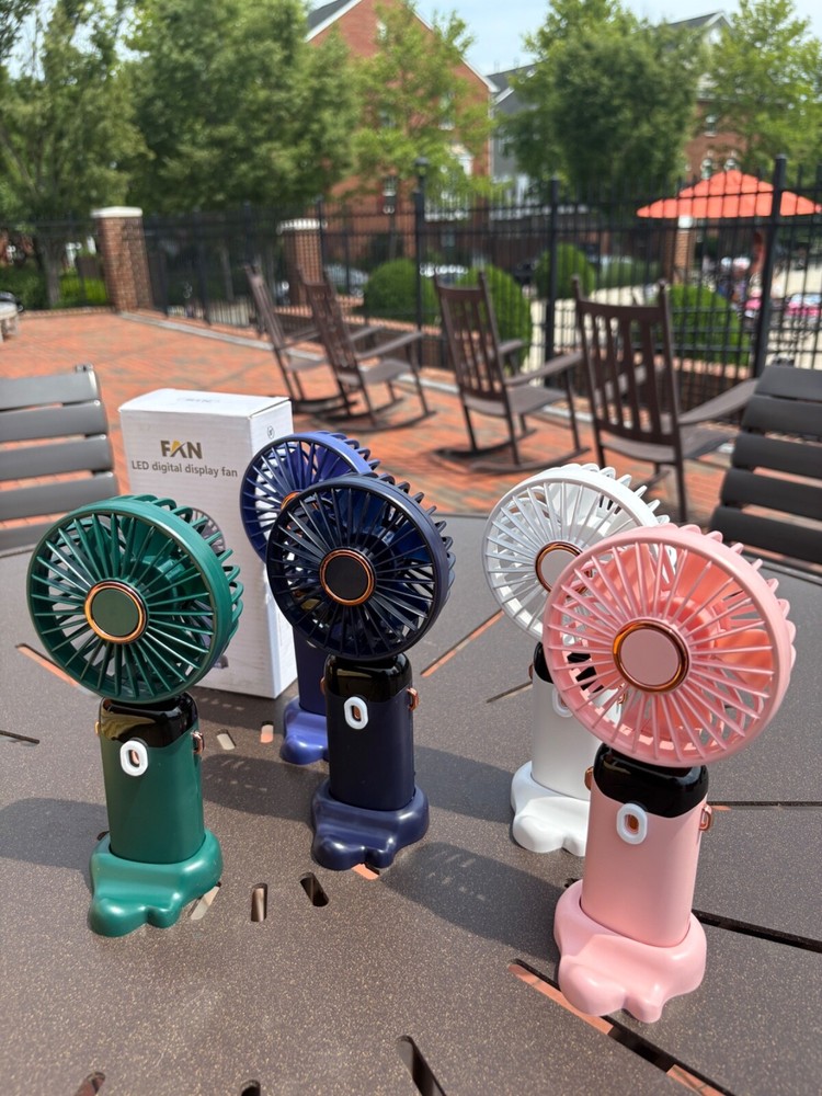 Mini handheld FAN- Portable, USB-Rechargeable battery