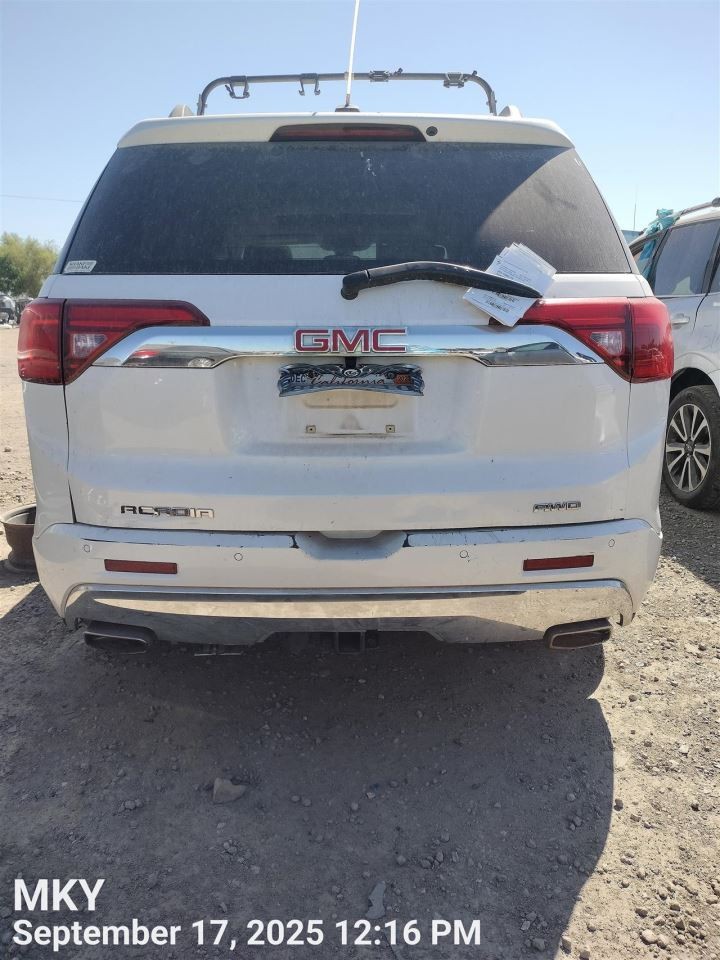 LEFT REAR DOOR WINDOW REGULATOR OEM 2020 GMC ACADIA