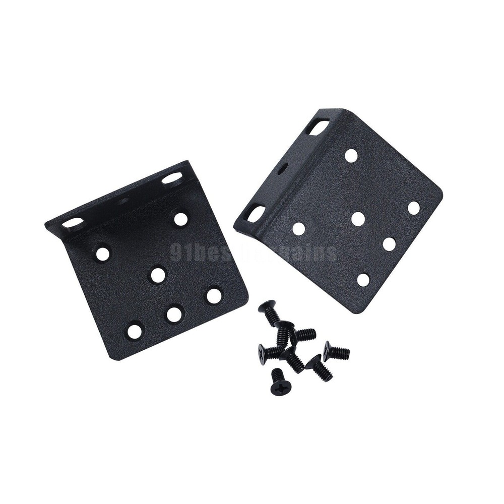 1Pair Rack Mount kit ACS-2811RM-19 bracket for Cisco 2811 Black