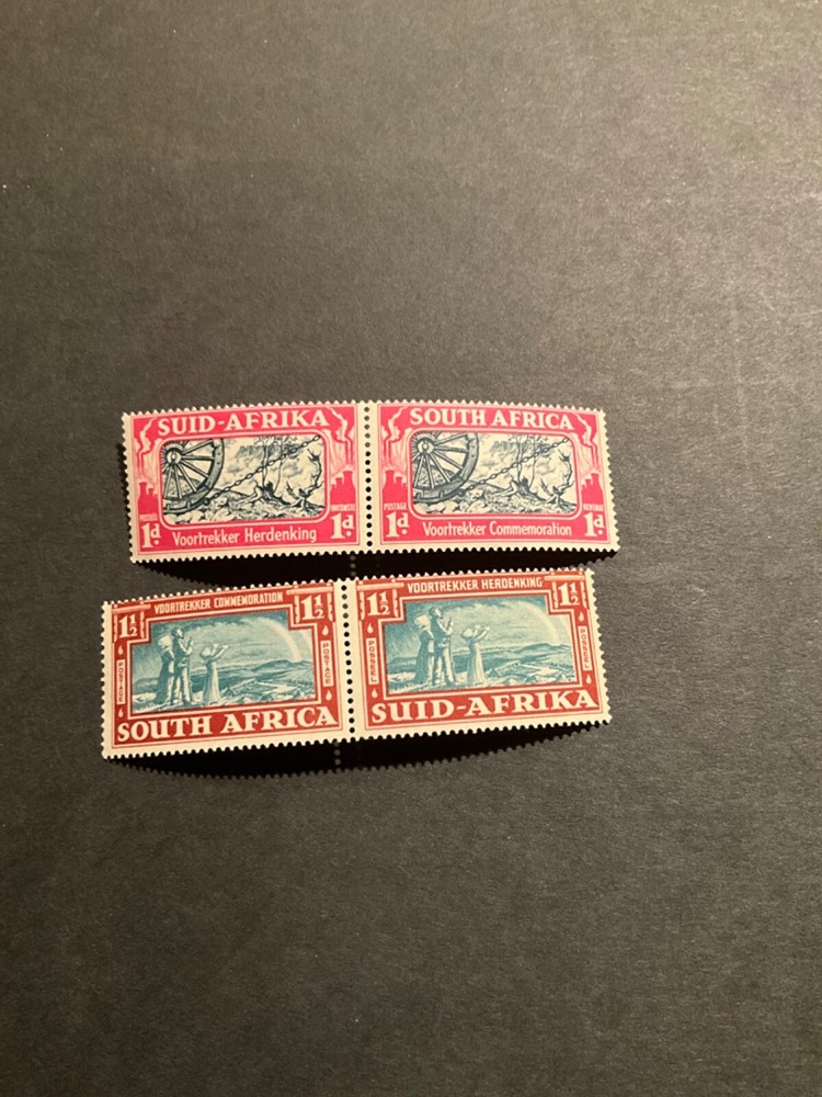 South Africa Scott #79-80 hinged