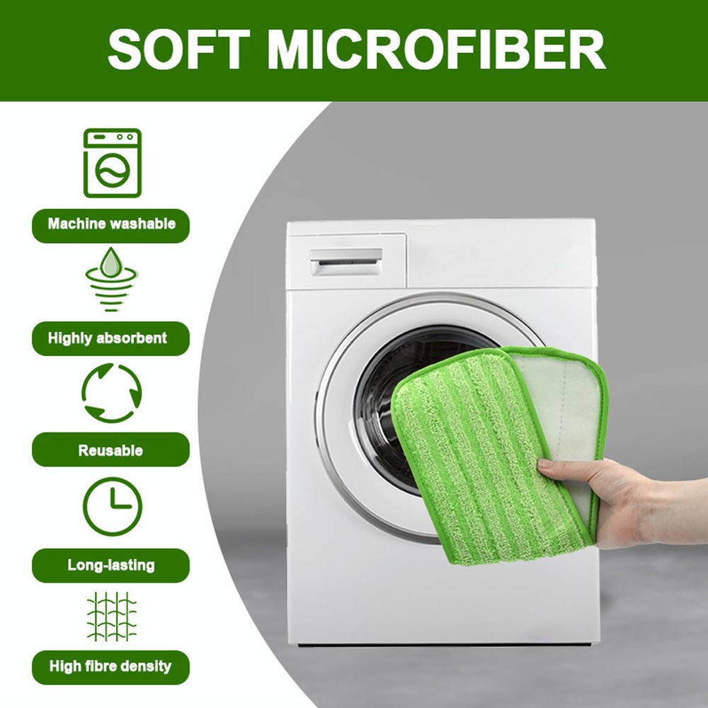 Cationic/Microfiber Material Cloth Accessories For Swiffer PowerMop Flat Mop