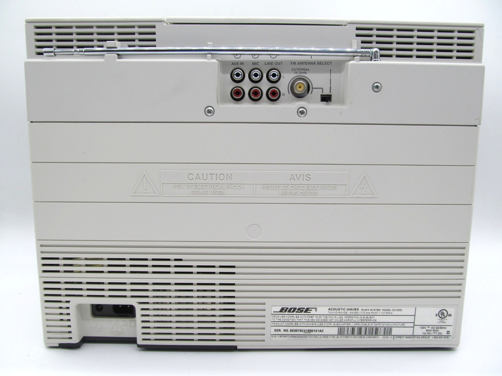 Bose Acoustic Wave CD-3000 Audio System AM/FM CD Player- With Remote clean