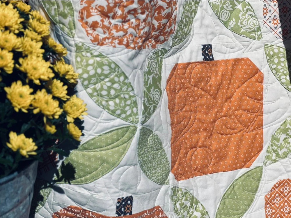 Pumpkins Vines Quilt Pattern