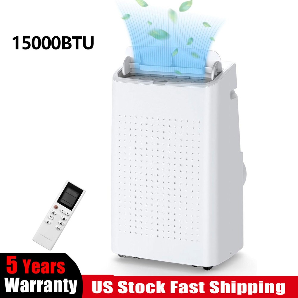 15000 BTU Portable Air Conditioner 3-in-1 Quiet AC Unit 2025 New Update