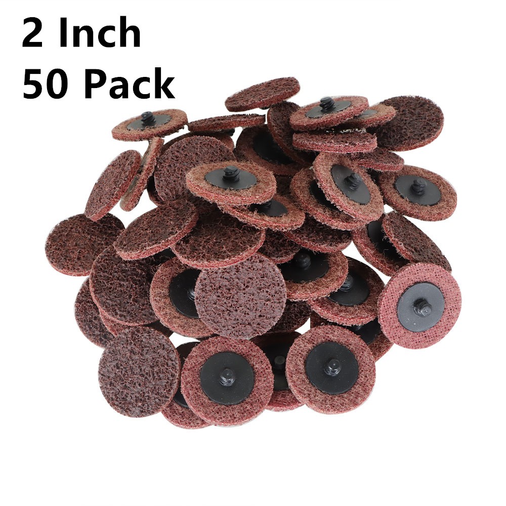 Grinder Sanding Pads 2 Inch Medium Surface Conditioning Discs Roll Lock Die