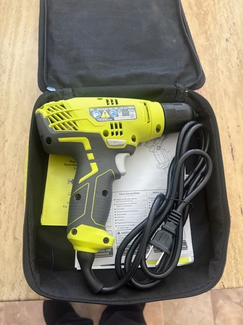 RYOBI D43K Variable Speed Drill 3/8 & Bag USED