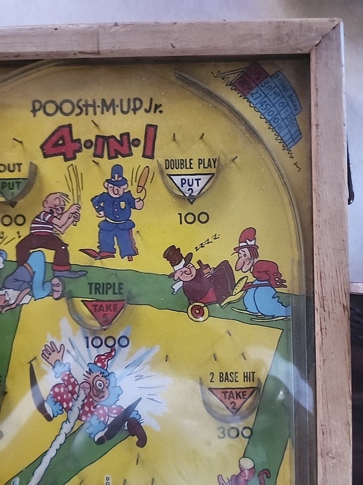 POOSH - M- UP Jr. PINBALL Complete Original !