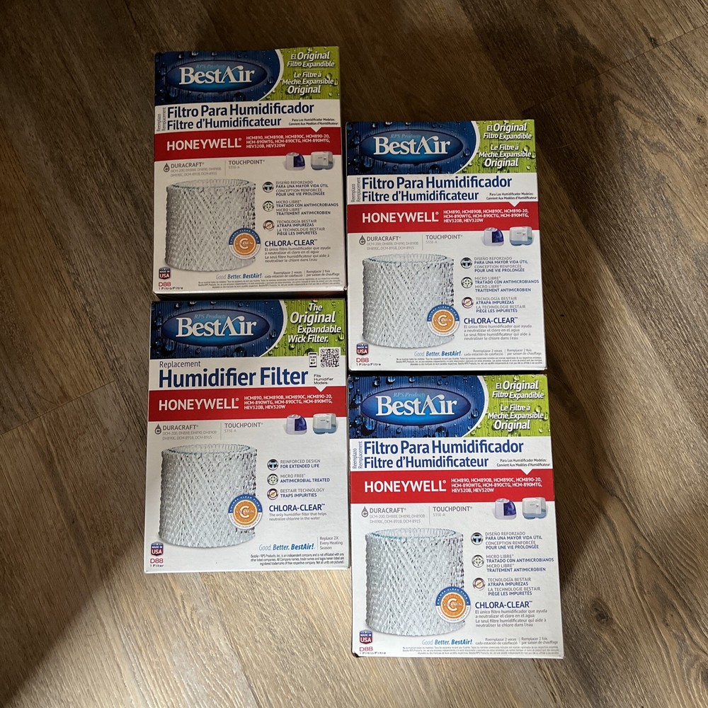 X4 BestAir D88 Humidifier Replacement Filter NIB-see description for models