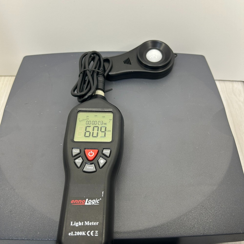 Enno Logic Light Meter eL200K with Carrying Case