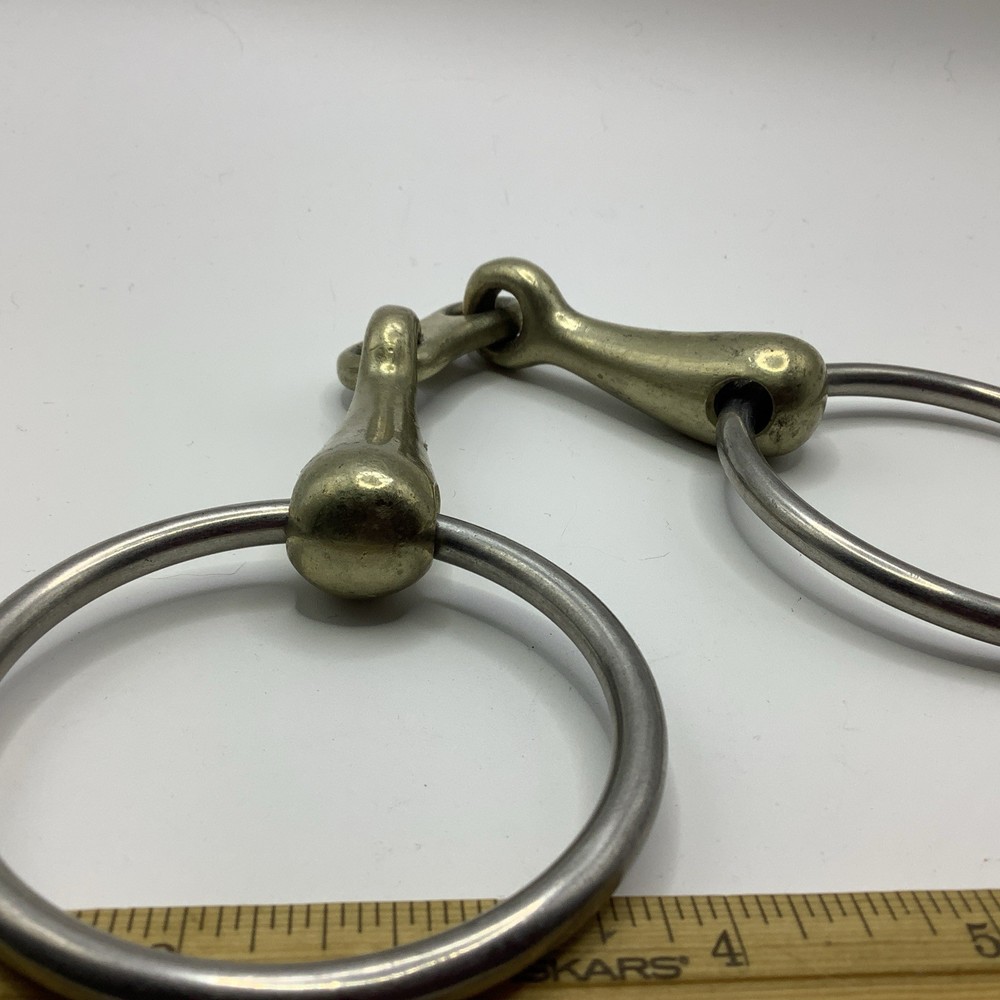 Stainless Steel Loose Ring Snaffle Horse Bit