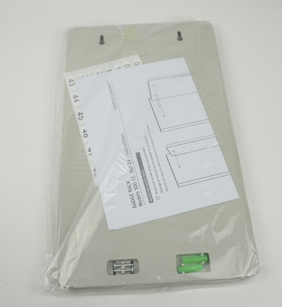 Pyramid Time Systems 24 Pocket Badge Rack