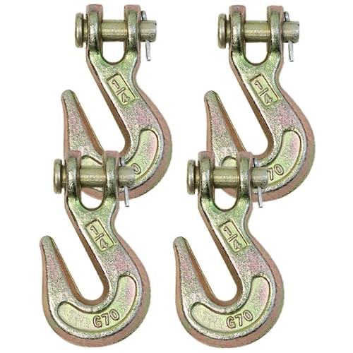 Tool ¼” Forged Clevis Grab Hook Grade 70, 1,00lbs Breaking Strength, for 4
