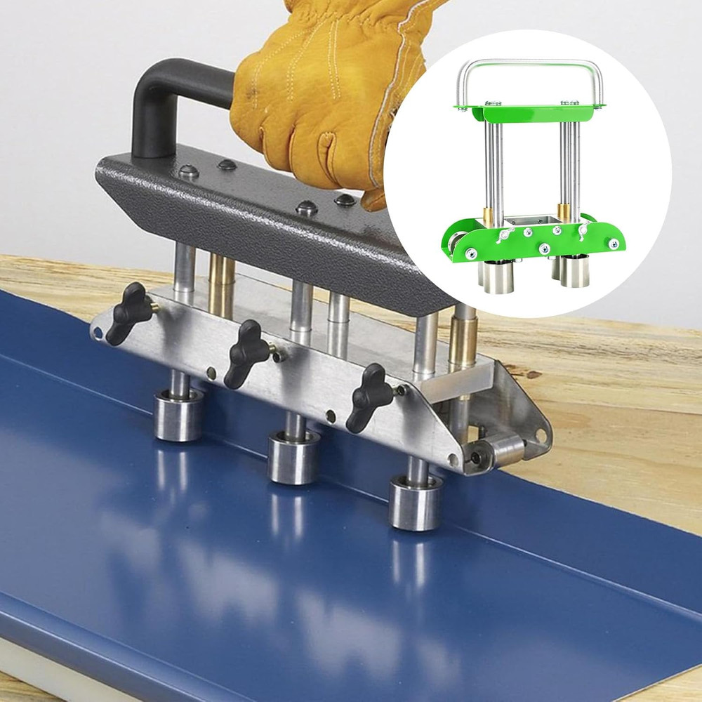 Versatile 3-Station Metal Roller Bender for 0-90° Adjustable Bending