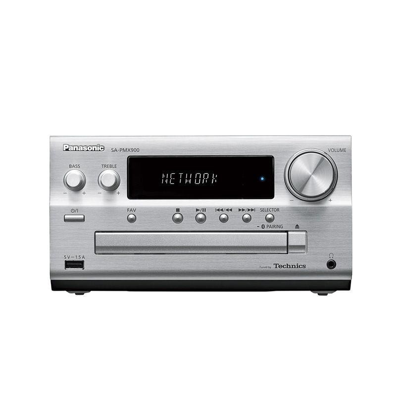 Panasonic SC-PMX900-S CD Stereo System Bluetooth High Resolution USB-DAC Silver