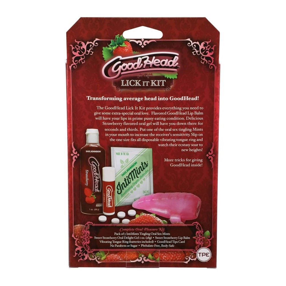Doc Johnson GoodHead Lick It Kit