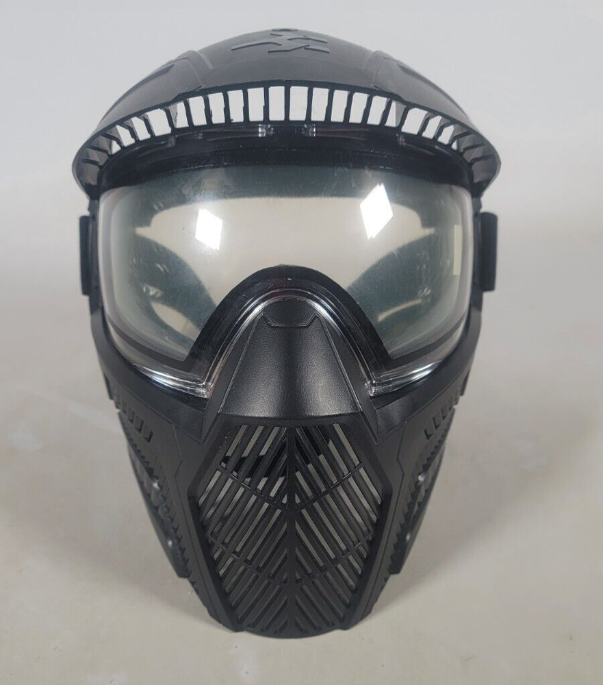 Carbon OPR Full Head Coverage Thermal Paintball Goggles Mask - Black