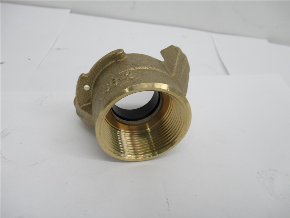 SB-2 , Standard Threaded Sandblast Brass Coupling , 1-1/2 NPT