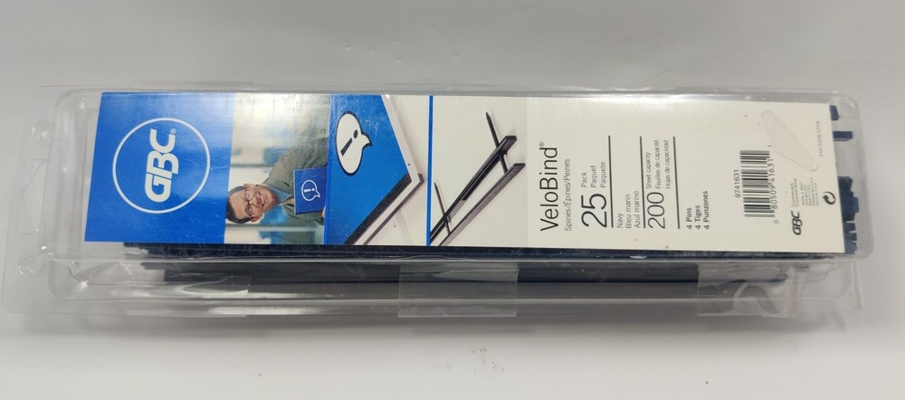 GBC Desktop VeloBinder Document Strip Binding System w/ 25 VeloBind Spines