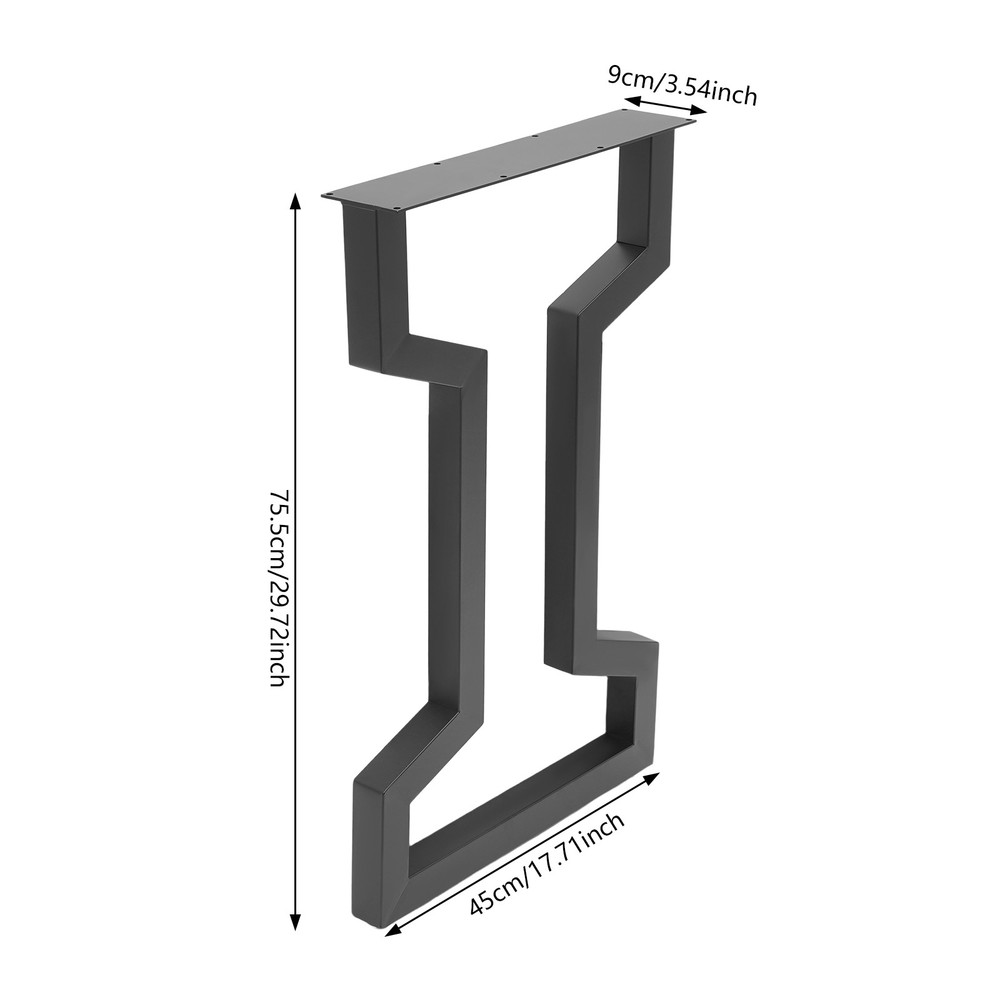 2 PCS Table Legs, 2 PCS Table Frame, Table Leg for Coffee Table Dining Table
