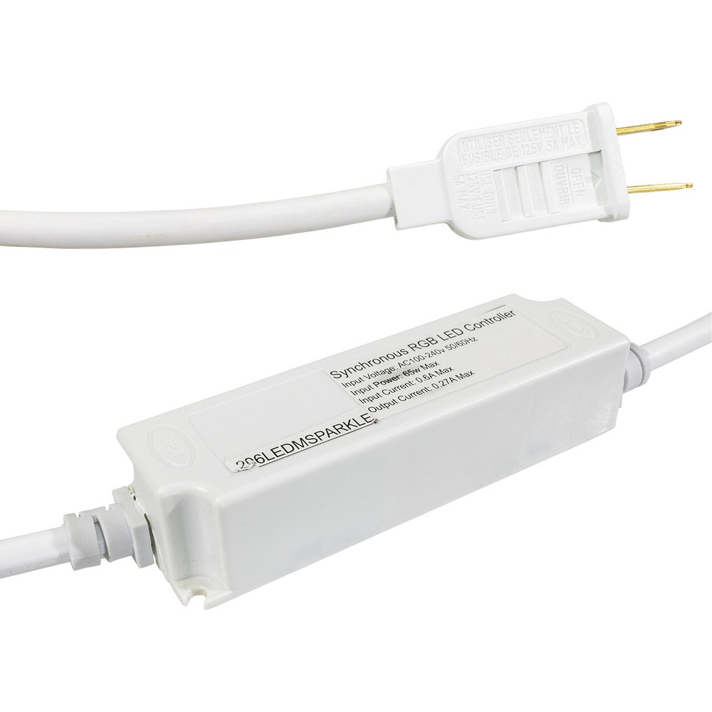 RGB Color Changing Multi-Function LED Rope Light with Sparkle Effects - 120 Volt