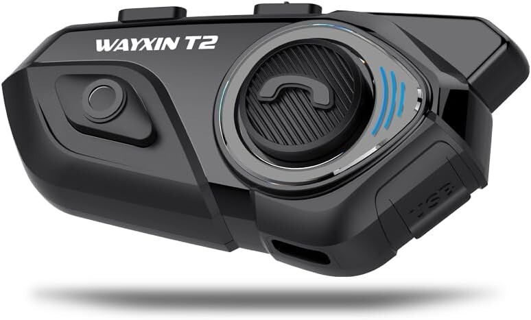 Motorcycle Bluetooth Headset T2 Helmet Intercom Wireless Waterproof Communicator