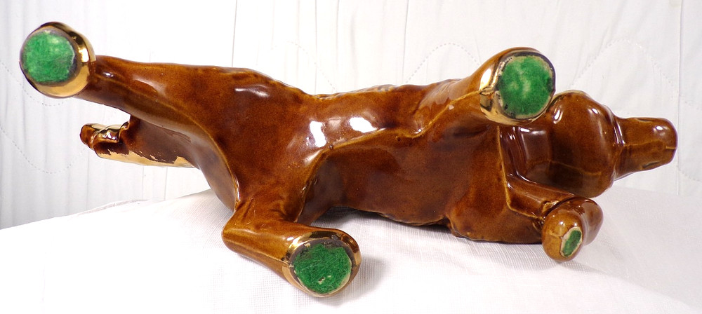 McCoy Hunting Dog Pointer Setter Brown Planter