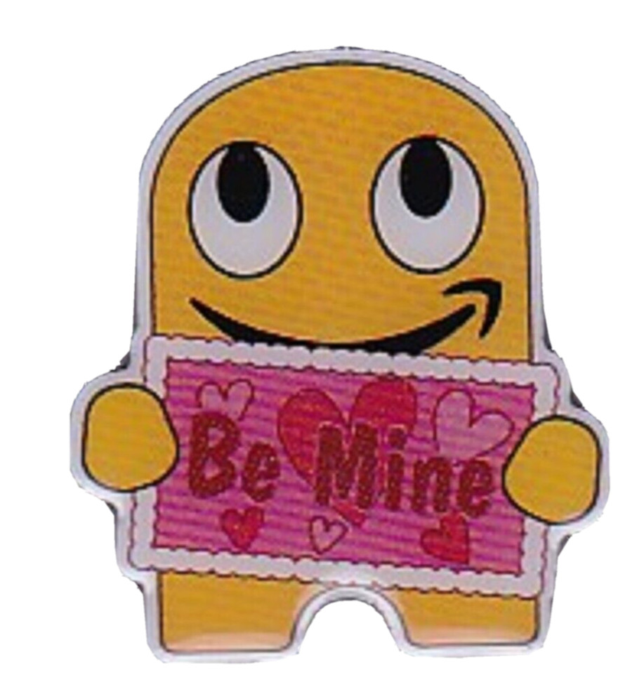 Amazon PECCY Valentine's Day Be Mine Employee Pin