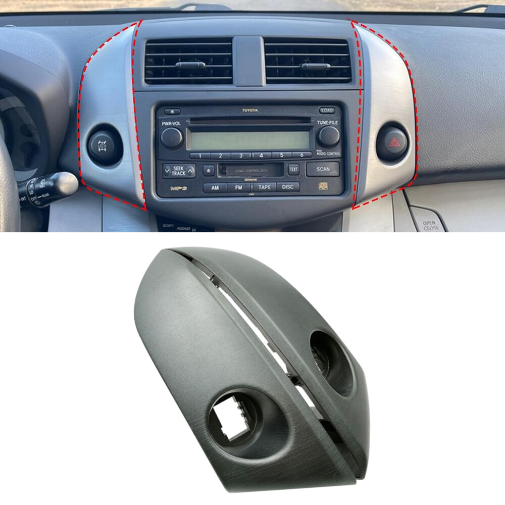 Dash Center Instrument Panel Replacement Trim Cover For Toyota RAV4 2006-2012