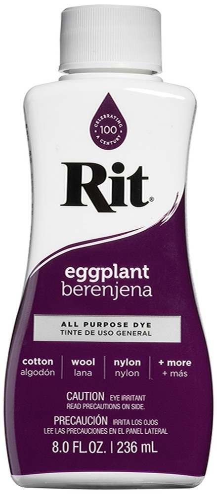 Rit Dye Liquid 8oz-Eggplant