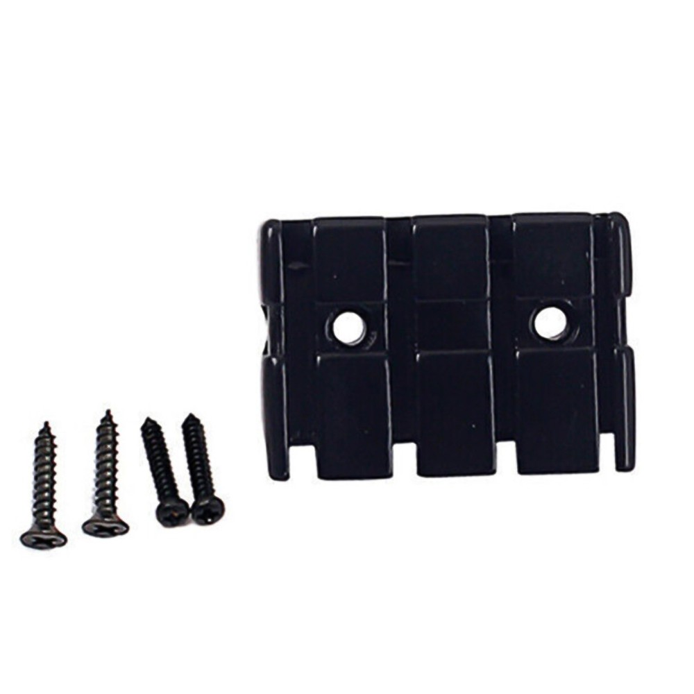 Alloy 39mm Guitar Locking Nut String Lock for 4-String Electric Headless Guitar