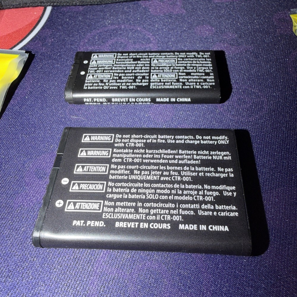 Authentic Lithium-Ion Batteries for Nintendo DSi & Original 3DS