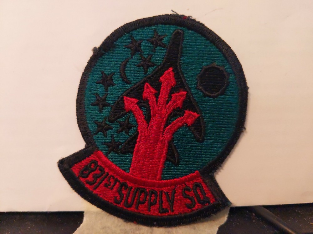 USAF 831ST Supply Squadron Patch. Variation 1