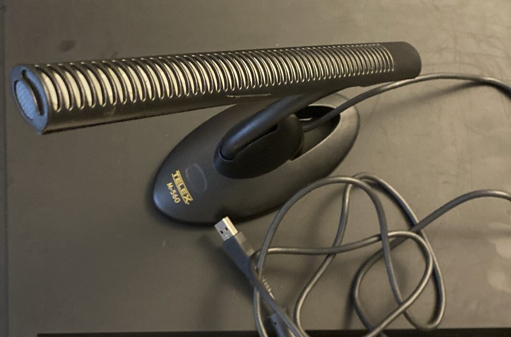 Telex M-560 Super-Directional USB Digital Microphone Desktop