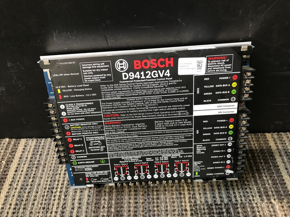 Bosch D9412GV4 GV4  Alarm Control Panel - *