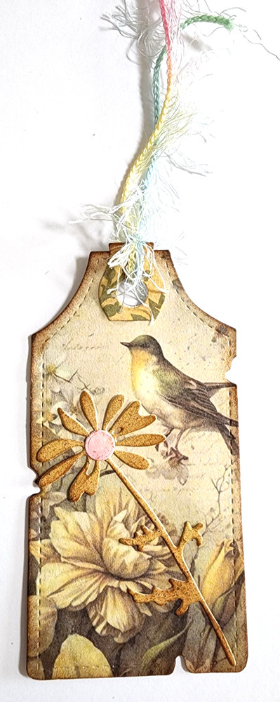 Easter Egg Tags w/ Hidden Pockets OOAK #44 3D Dimensional Handmade