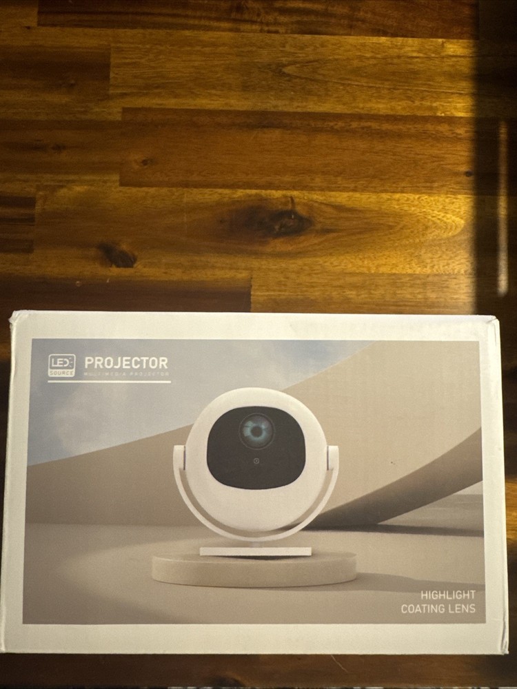 Mini 4K Portable LED Source Multi Media Projector With WiFi And Bluetooth