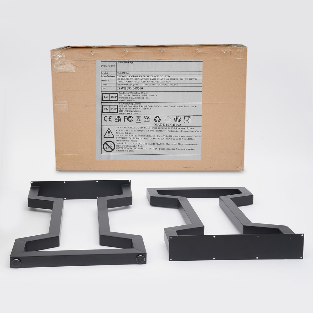 2 PCS Table Legs, 2 PCS Table Frame, Table Leg for Coffee Table Dining Table